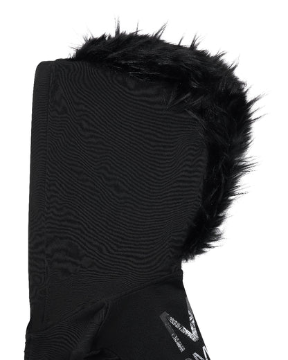 MOHAWK CROP ZIP UP HOODIE