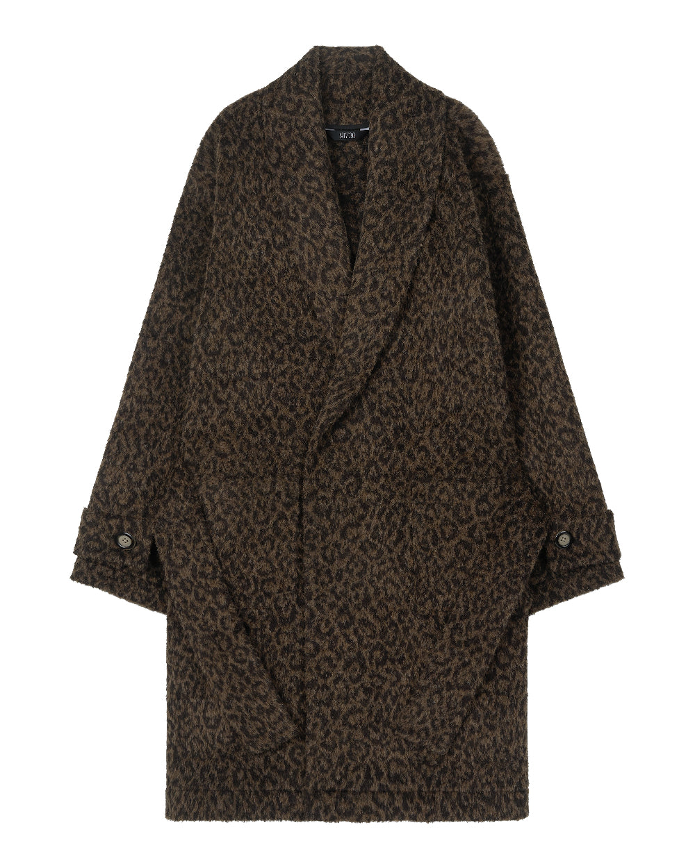 레오파드 로브 코트