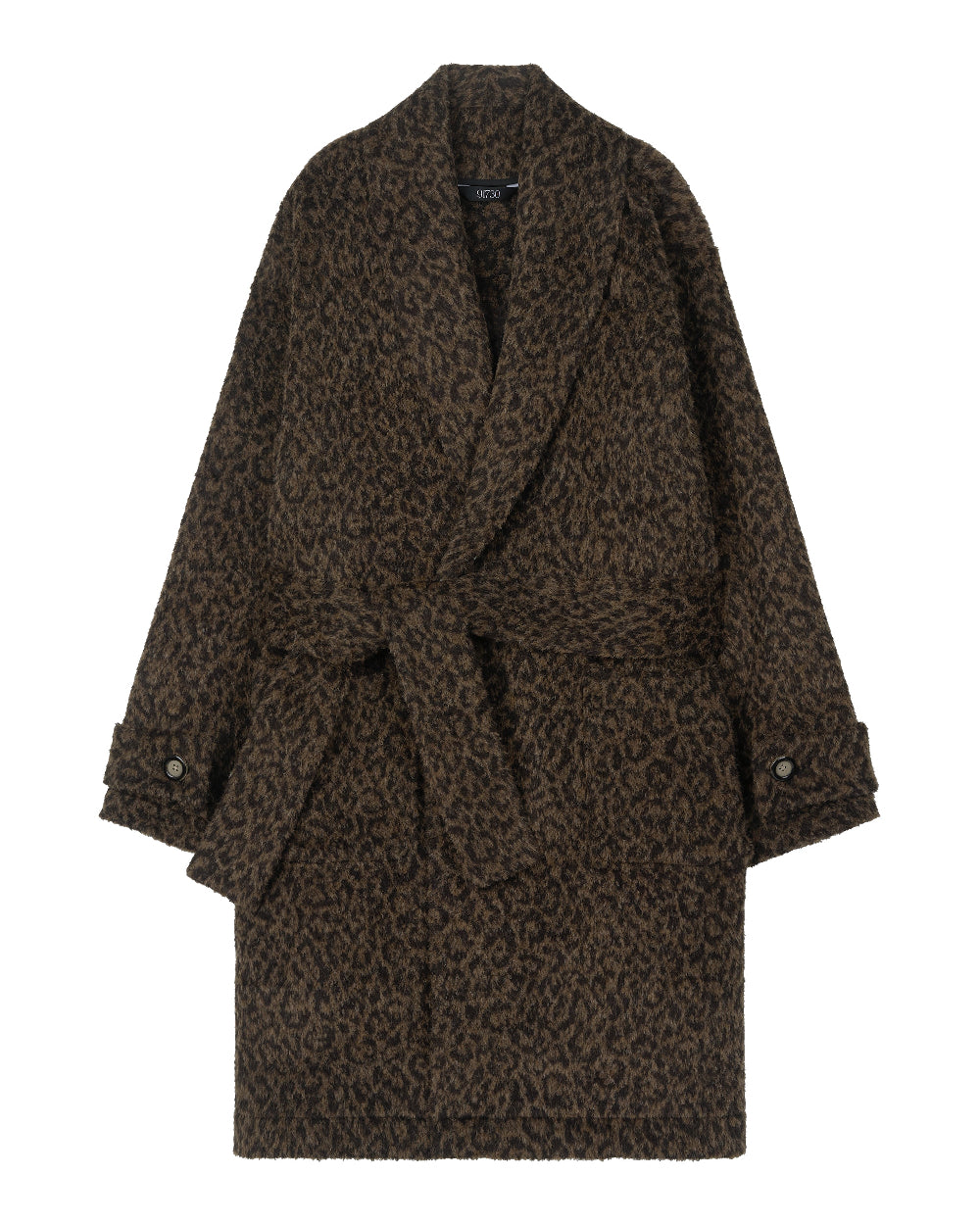 레오파드 로브 코트