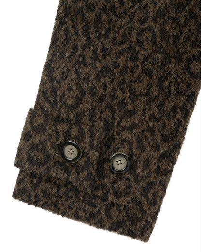 레오파드 로브 코트