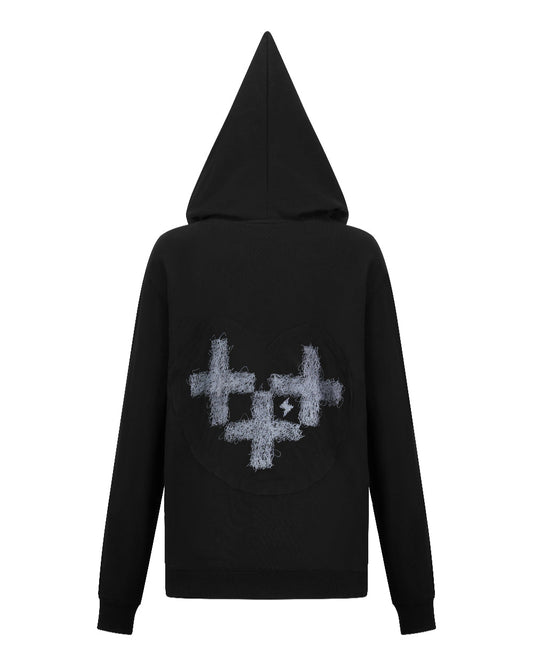 GOBLIN MESH HEART HOODY 고블린 메쉬 하트 후디