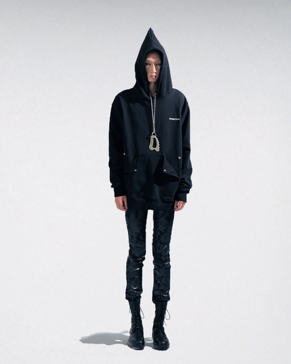 MESH HEART WIZARD HOODY