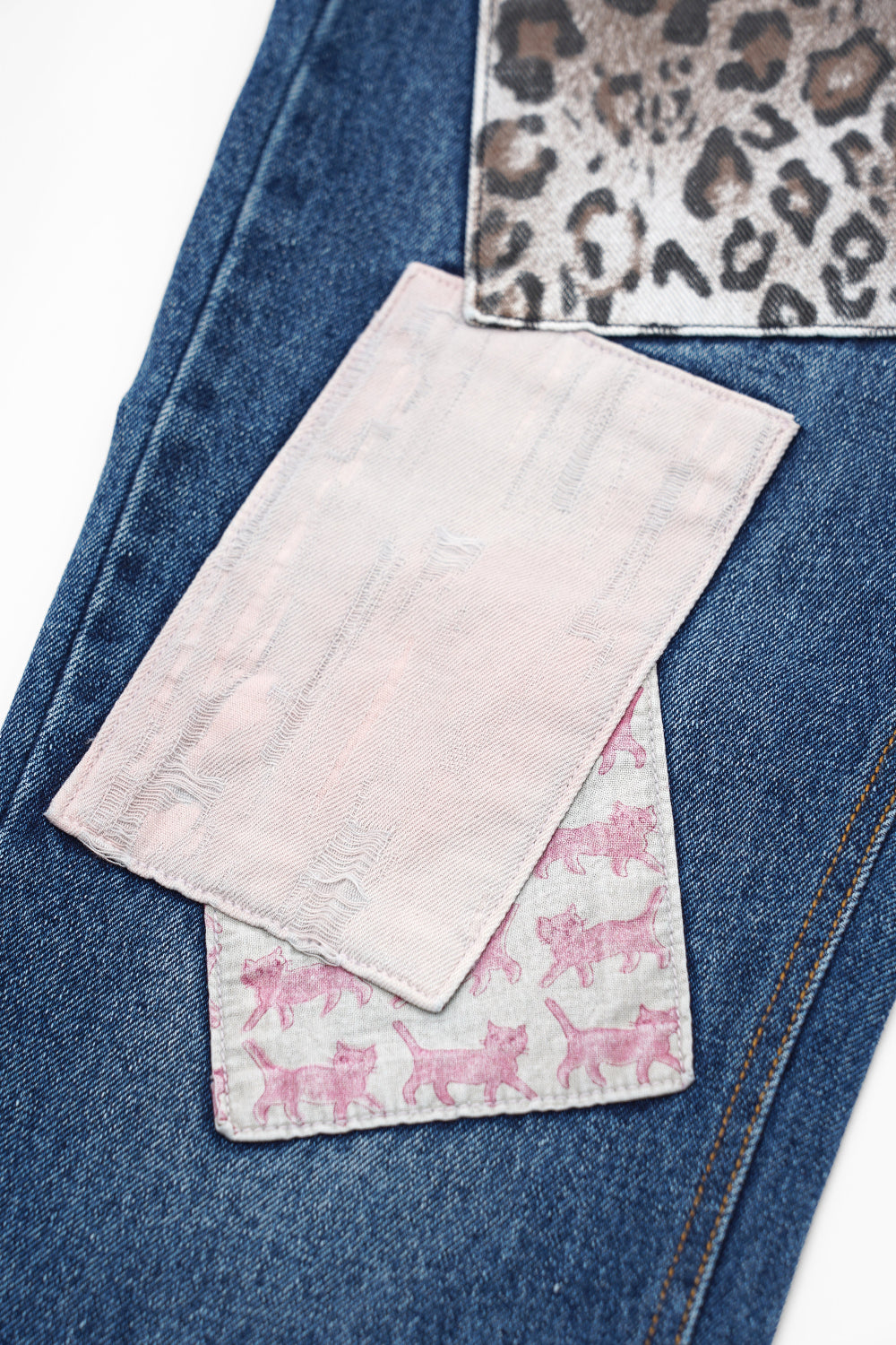 11 PATCHED DENIM PANTS 11 패치드 데님 팬츠