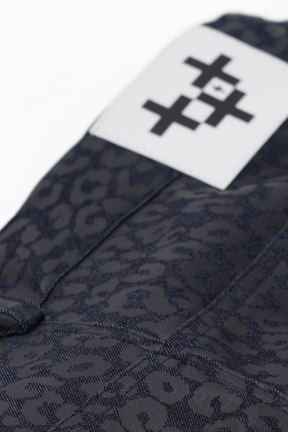 LEOPARD SLIM STRAIGHT PANTS 레오파드 슬림 스트레이트 팬츠
