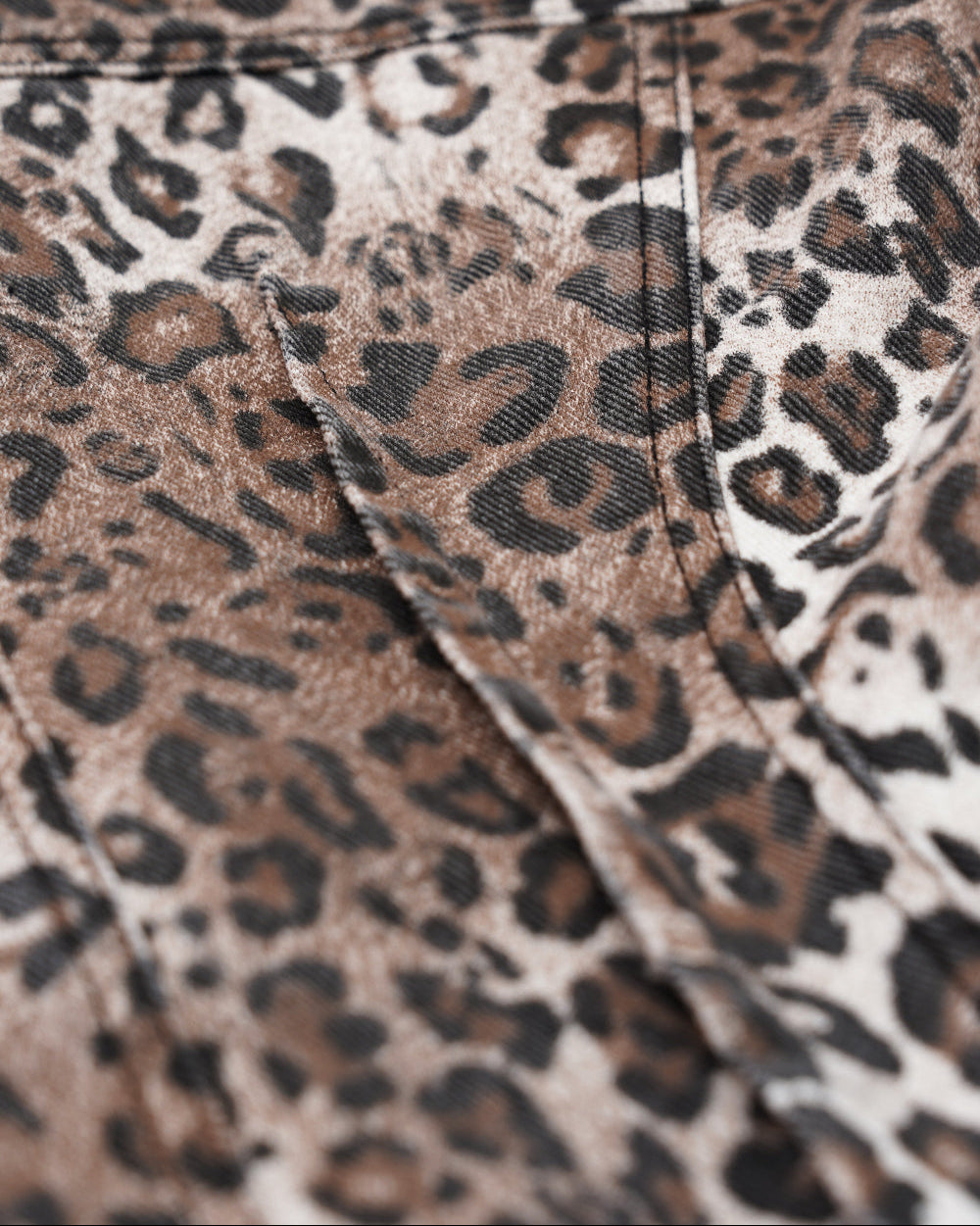 LEOPARD HOURGLASS DENIM JACKET 레오파드 아워글래스 자켓