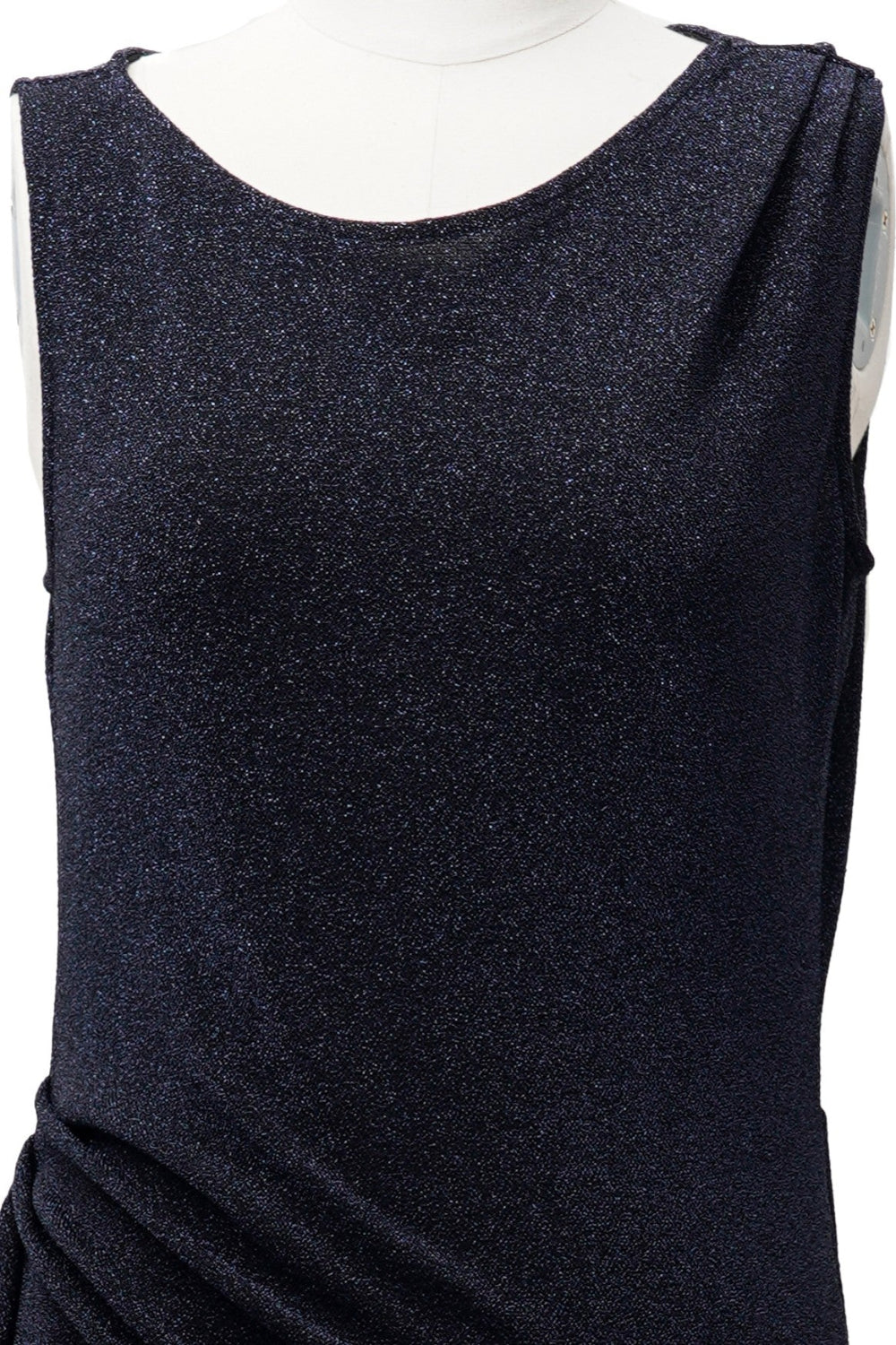 SHORT DRAPE DRESS NAVY 숏 드레이프 드레스 네이비