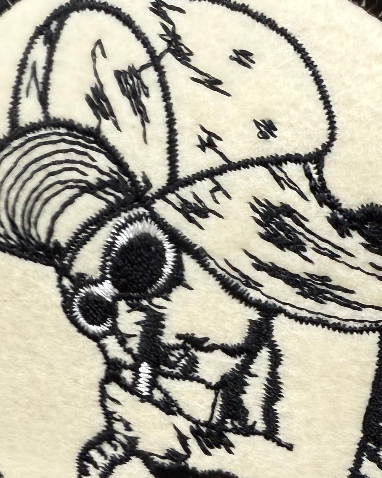 91730 EMBROIDERY LONG SLEEVE T-SHIRT 91730 자수 롱 슬리브 티셔츠