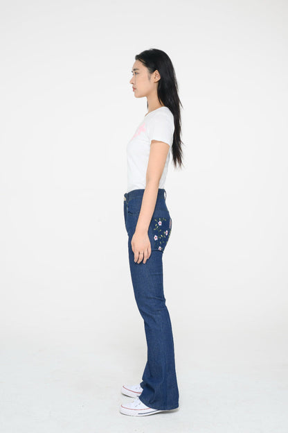 FLOWER BOOTSCUT PANTS  플라워 부츠컷 팬츠