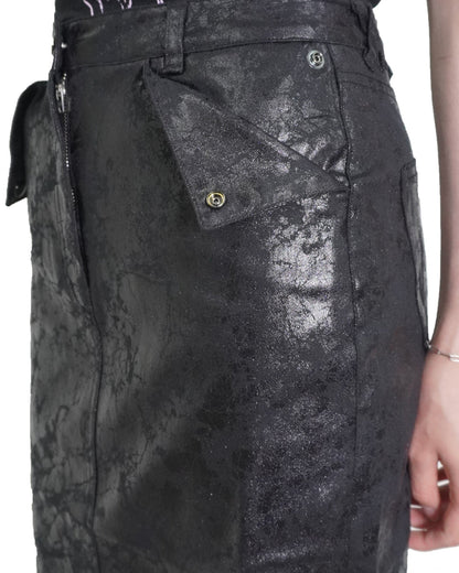 TRIANGULAR POCKET SKIRT