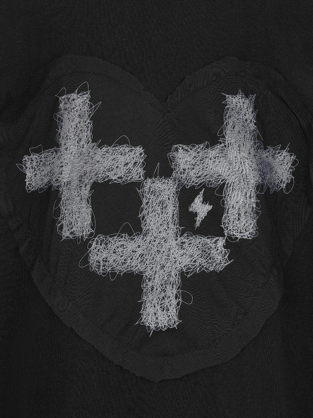 GOBLIN MESH HEART HOODY 고블린 메쉬 하트 후디