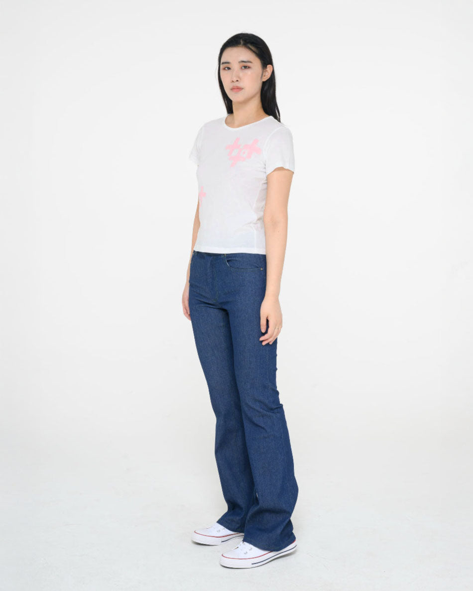 FLOWER BOOTSCUT PANTS