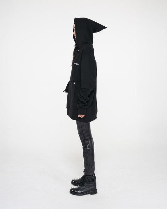 MESH HEART WIZARD HOODY