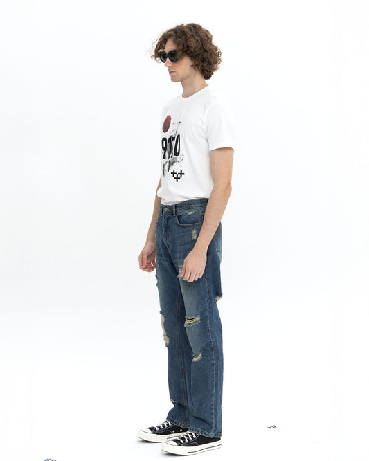 18 DAMAGE DENIM PANTS