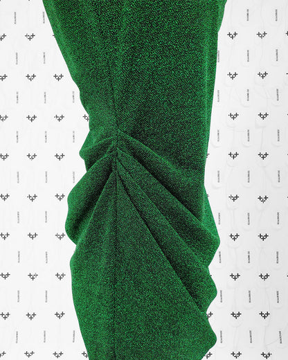 [LIMITED] PEARL DRAPE DRESS GREEN MINI 숏 펄 드레이프 드레스 미니 그린