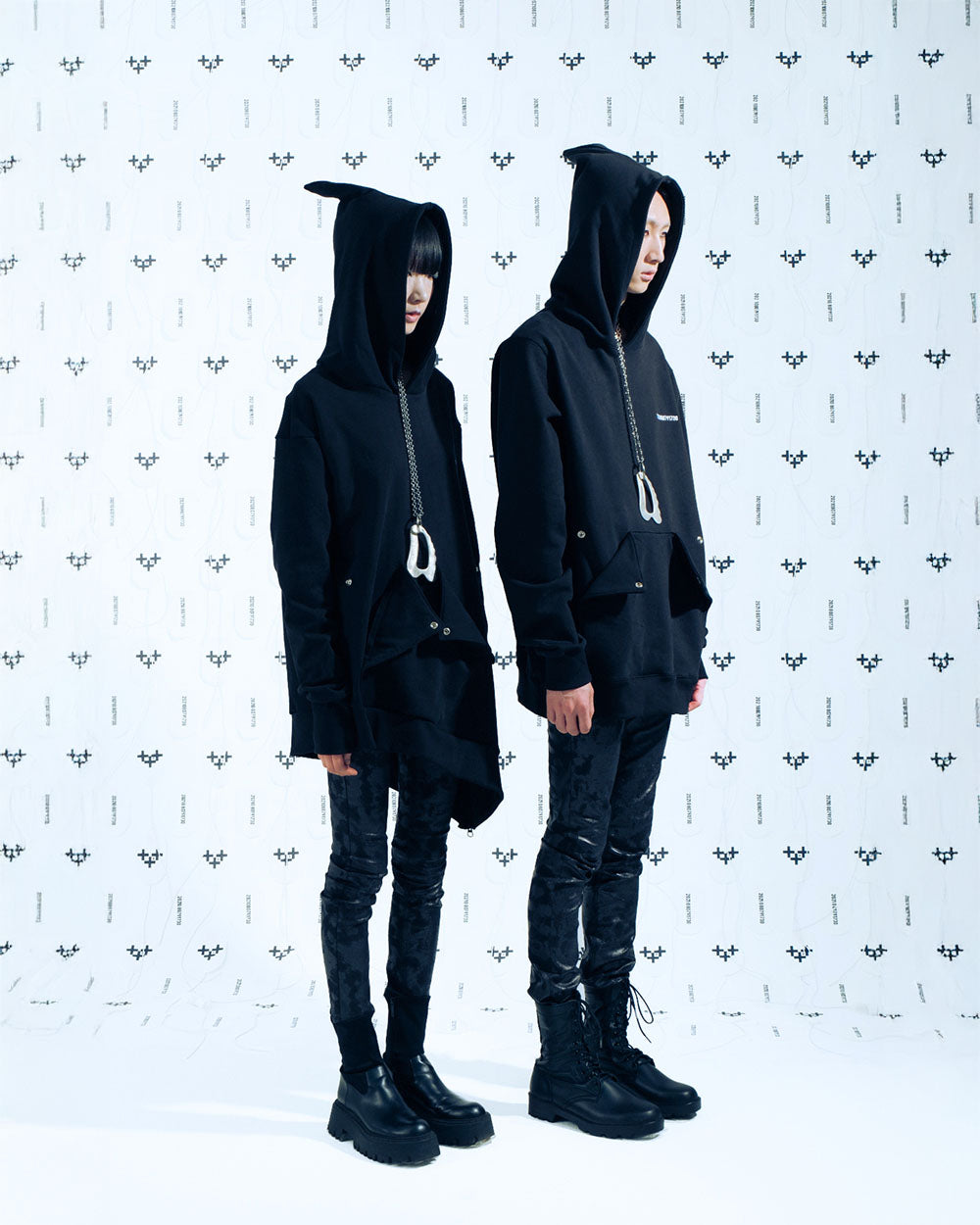 메쉬 하트 위자드 후디