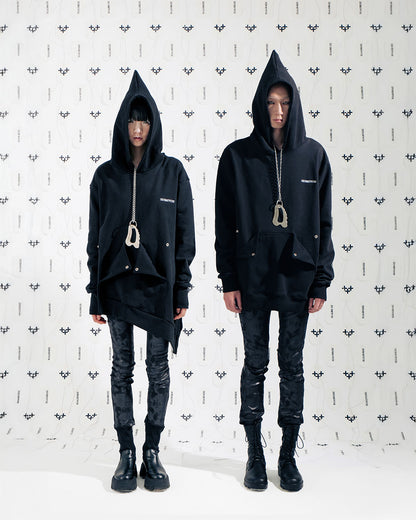 메쉬 하트 위자드 후디