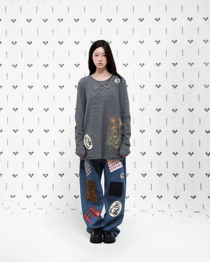 베이비 커트 롱 슬리브 티셔츠