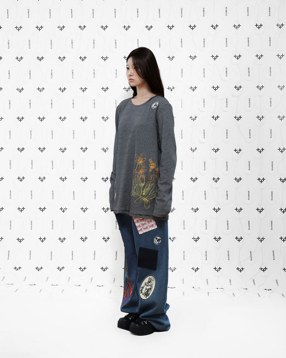 베이비 커트 롱 슬리브 티셔츠