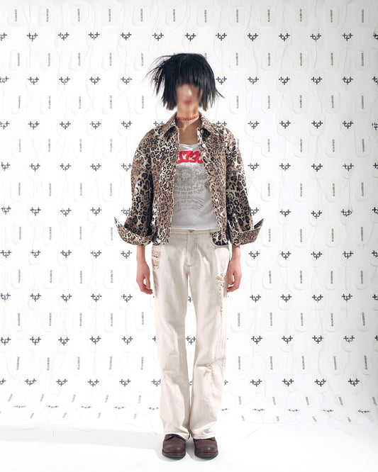 레오파드 아워글래스 자켓