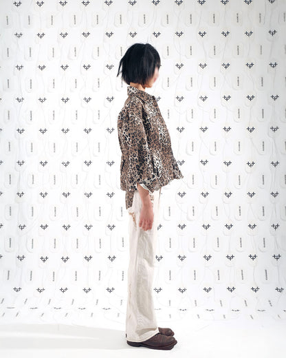 레오파드 아워글래스 자켓