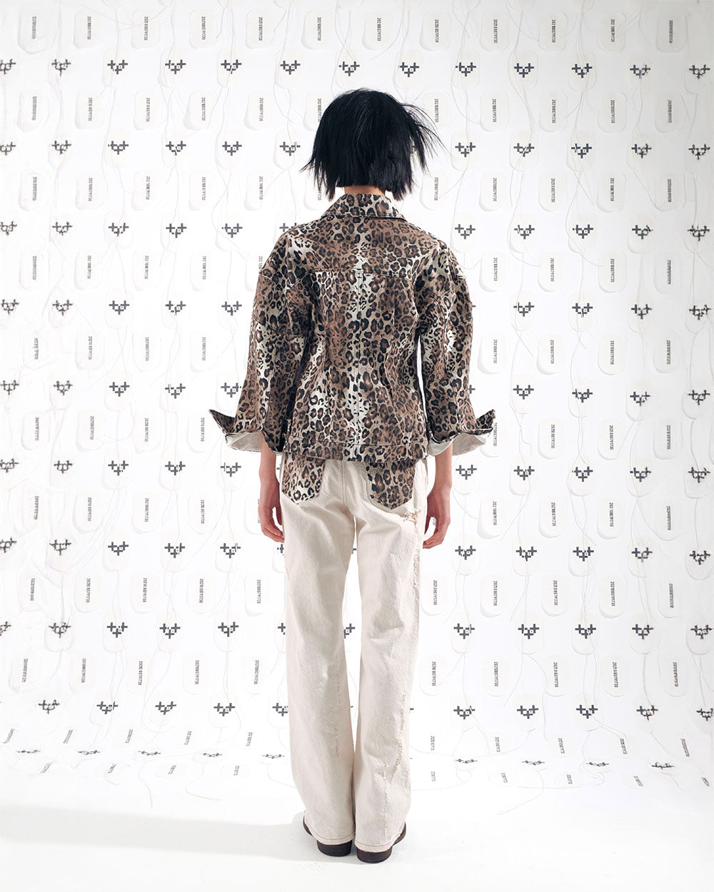 레오파드 아워글래스 자켓