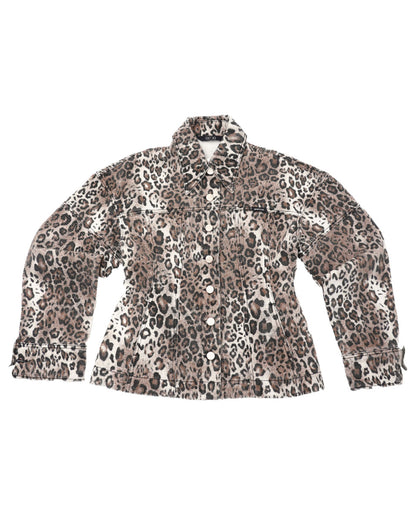 레오파드 아워글래스 자켓