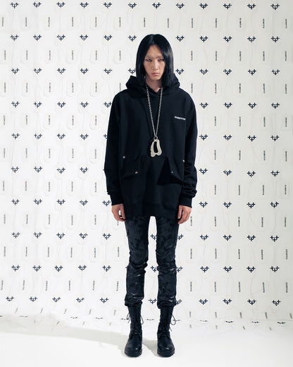 메쉬 하트 위자드 후디