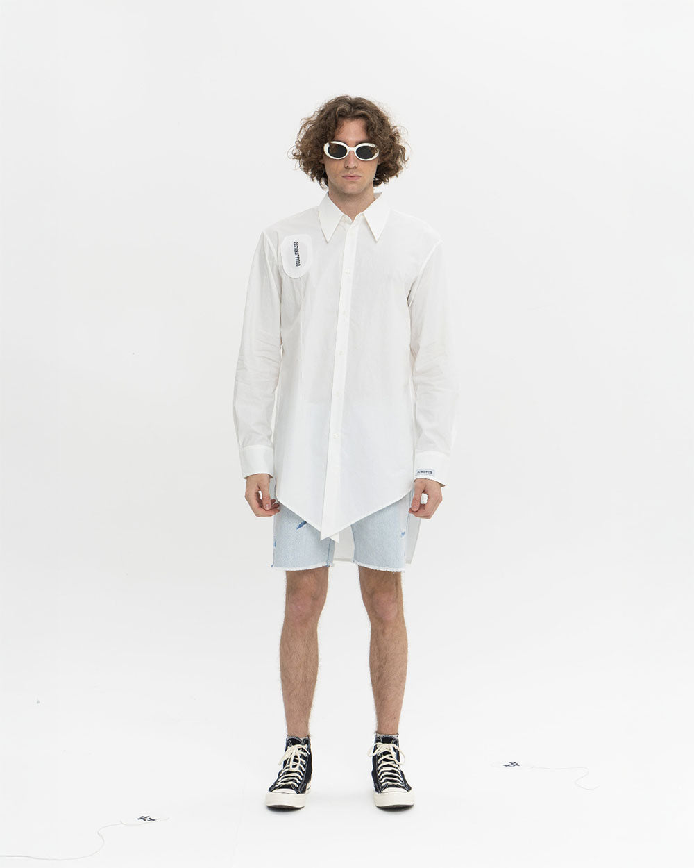 남자 히든 튤립 셔츠