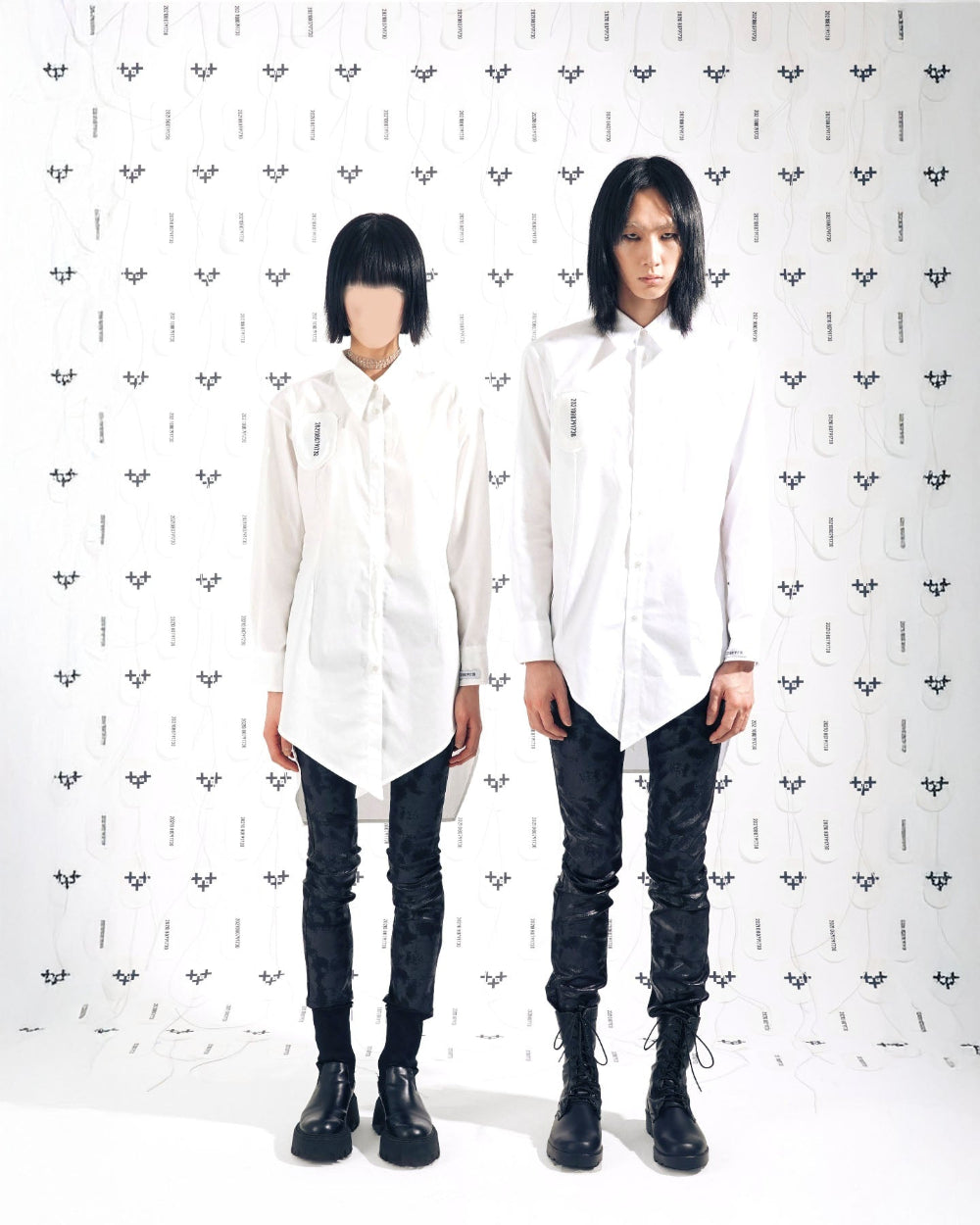 남자 히든 튤립 셔츠