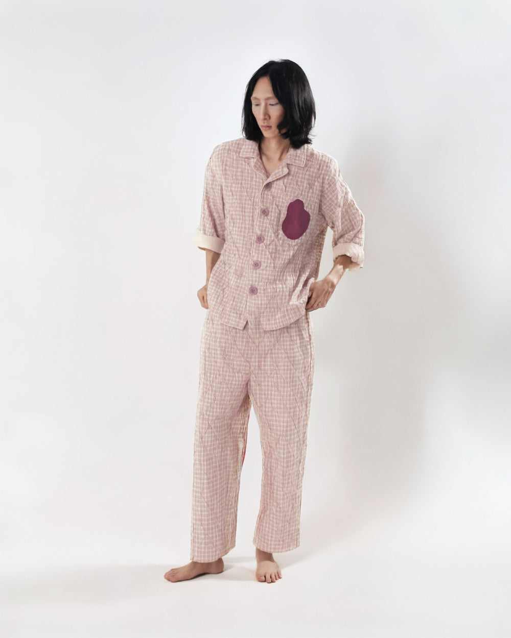 HEART SHAPED PAJAMA PANTS