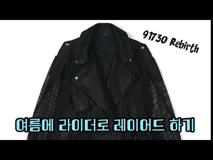 메쉬 라이더 자켓